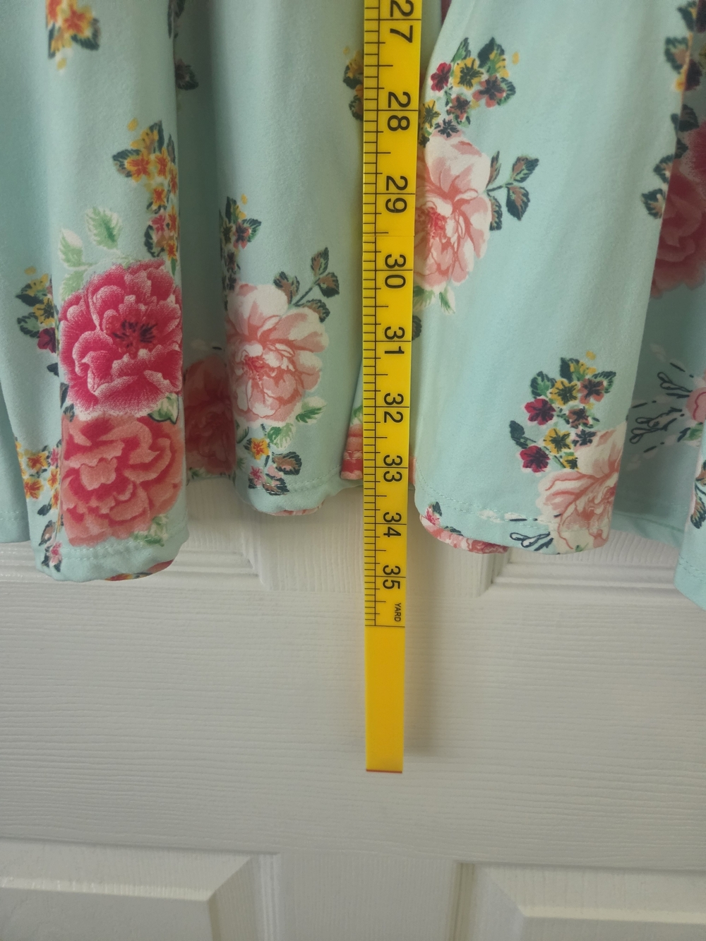 No Boundaries Mint Floral Dress with Pink and Coral Accents Women's XL - Picture 3 of 7
